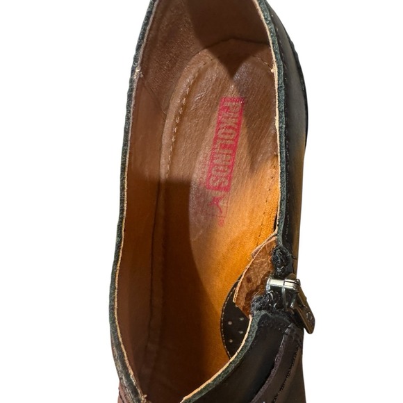 Pikolinos Lillie Black Brown Leather Pumps/Ankle Booties‎ Women's EU 36 (5.5-6) - Picture 12 of 16